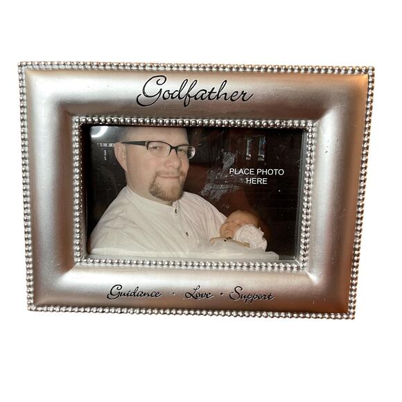 Godfather picture frame 6.5x4.5, opening 4.25x 3.3/4 "  Abbey Press - Picture 1 of 5